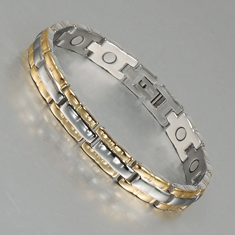Wollet New Design Classic Balance Stainless Steel Magnetic Bracelet For Men Women