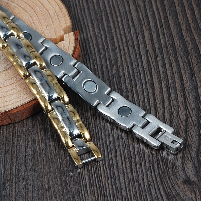 Wollet New Design Classic Balance Stainless Steel Magnetic Bracelet For Men Women