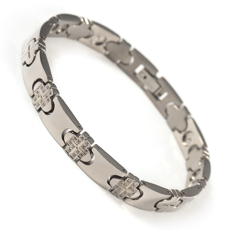 Wollet Arthritis Energy Balance Japan Power Neodymium Magnet Titanium Bio Magnetic Therapy Bracelet