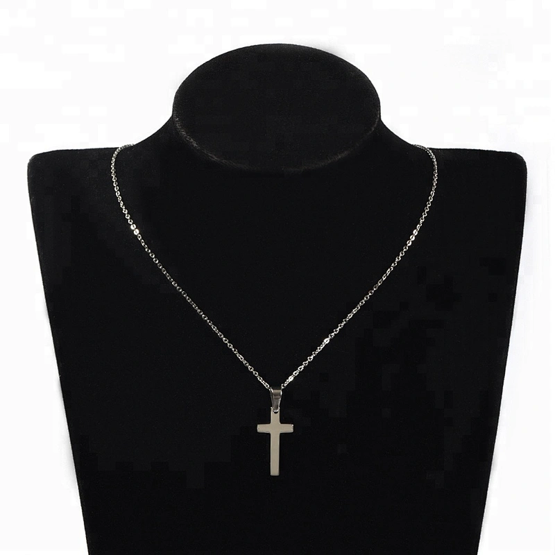 Wollet Wholesale Fashion Charm High Polished Titanium Cross Pendant