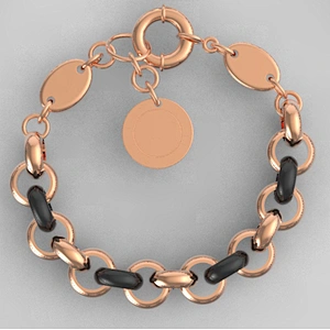 wollet fashion 18k gold jewelry women's white ceramic bracelet