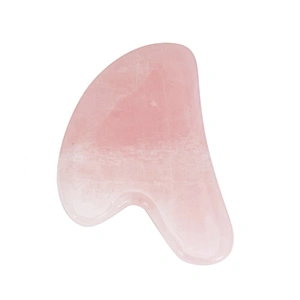 Wollet Hot selling natural jade roller pink powder crystal double roller beauty device jade roller massager