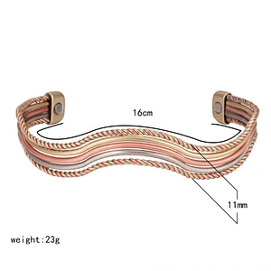 Wollet Classic Healthy Medical 99.95% Copper Bio Magnetic Bracelet