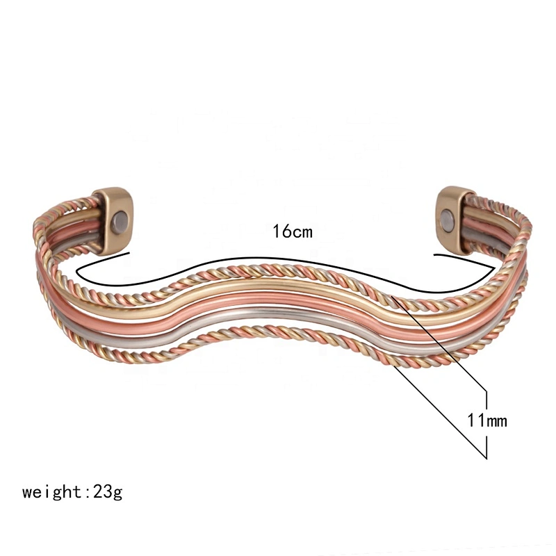 Wollet Classic Healthy Medical 99.95% Copper Bio Magnetic Bracelet