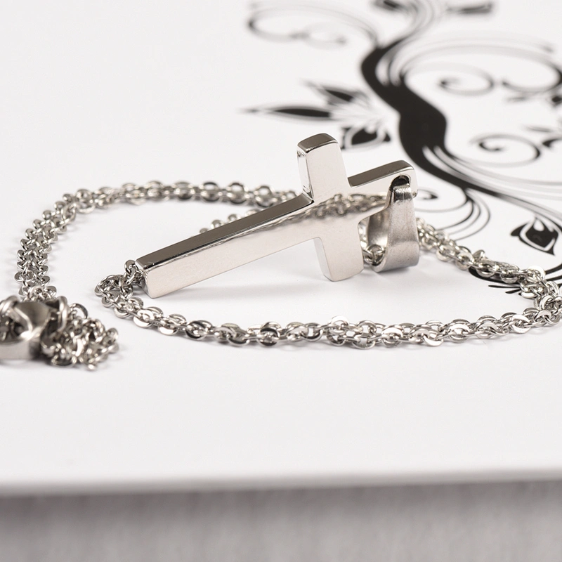 Wollet Wholesale Fashion Charm High Polished Titanium Cross Pendant