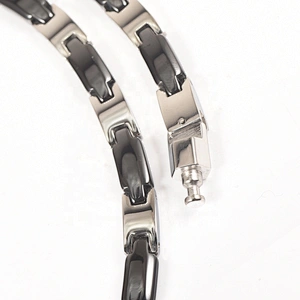 Fashion ceramic jewelry stainless steel ceramic necklace