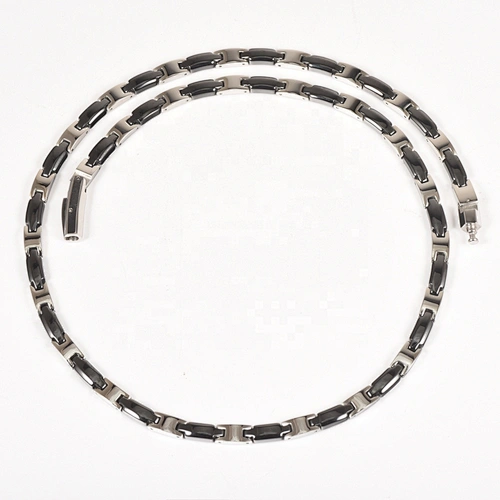 Fashion ceramic jewelry stainless steel ceramic necklace