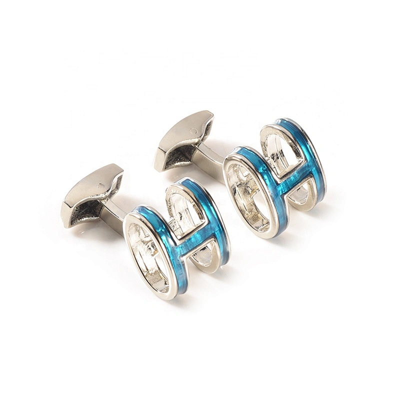 Wollet Fashion High Quality Multi-Color Plated 316L Stainless Steel Cufflink For Men Women