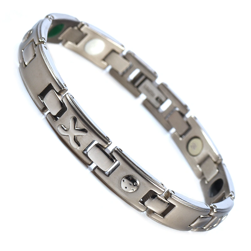 Fashionable Magnetic 6 in 1 Bio Titanium Bracelet for health and beauty