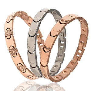 Wollet Arthritis Energy Balance Japan Power Neodymium Magnet Titanium Bio Magnetic Therapy Bracelet
