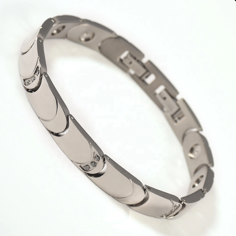 Wollet Arthritis Energy Balance Japan Power Neodymium Magnet Titanium Bio Magnetic Therapy Bracelet