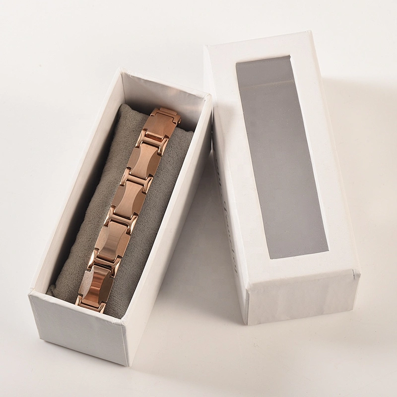 Wollet 2018 Fashion 99.999% Germanium Stainless Steel Ceramic Bracelet