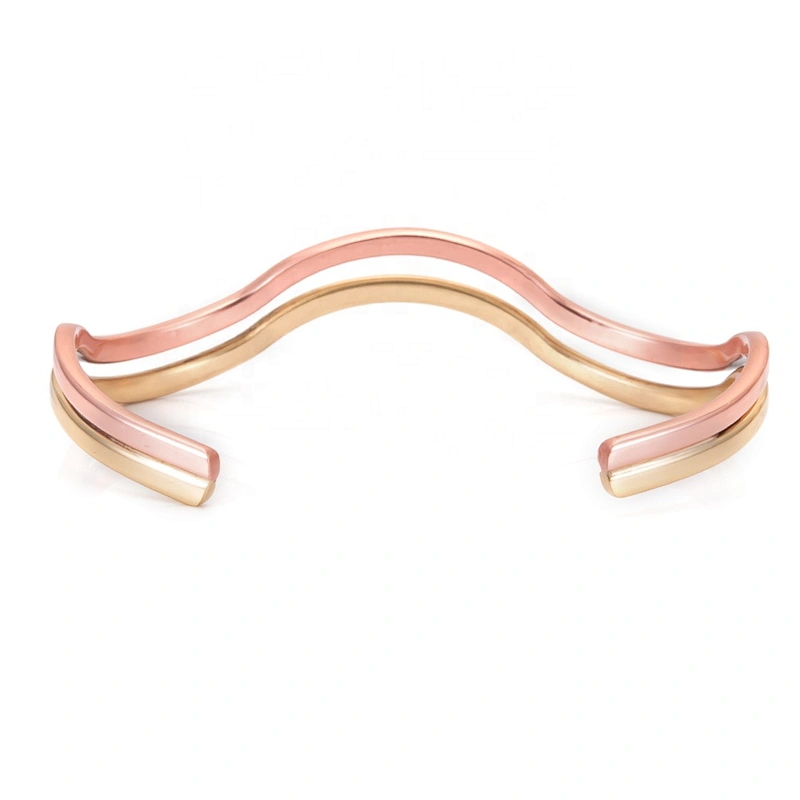 Wollet Mens Pure Copper Bangle  Arthritis Pain Relief Therapy Healthy Copper Magnetic Bracelet