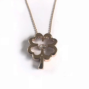 Wollet Fashion Multi-faceted CZ Stone Bio Magnetic Energy Stainless Steel Pendant