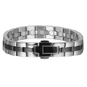 Wollet Health 2500 Gauss Strong Magnetic Neodymium Magnet Titanium Energy Bracelet