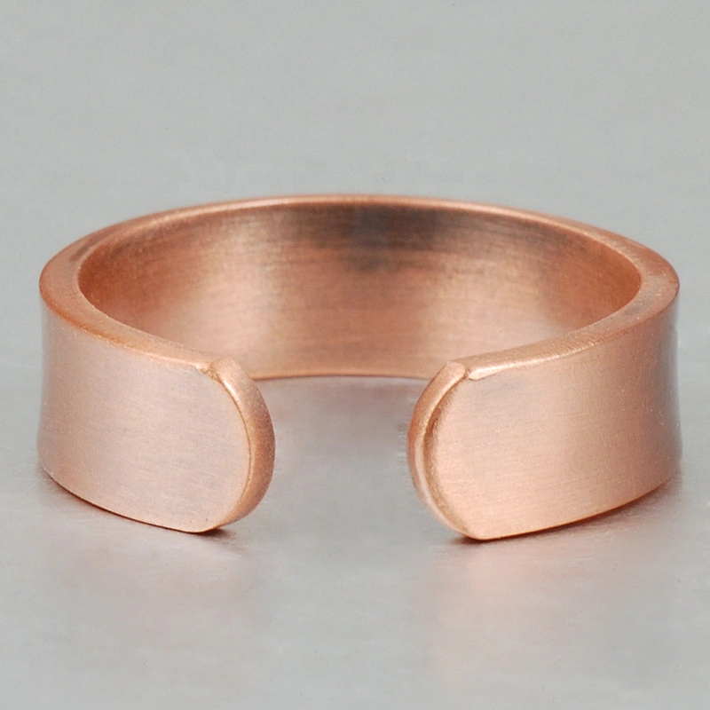 Wollet Magnetic Copper Ring Arthritis Women Pure Copper Rings for Women Adjustable Health with 3PCS Magnets