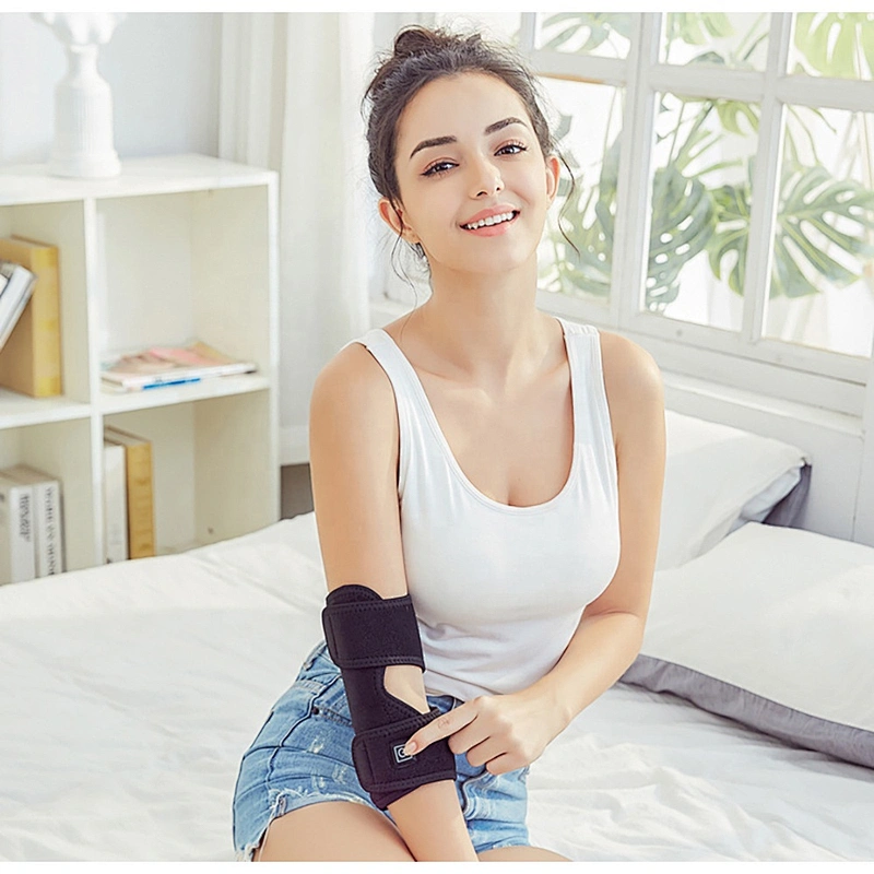 Wollet Rechargeable Wireless Heated Electric Heating Knee Brace Wrap for Knee Shoulder Elbow Joint Pain Relief Anywhere
