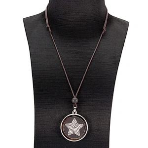 Wollet Manufacturers  Fashion Original Volcanic Rock Negative Ions Quantum Japanese Lava Energy Pendant