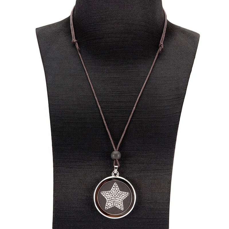 Wollet Manufacturers  Fashion Original Volcanic Rock Negative Ions Quantum Japanese Lava Energy Pendant