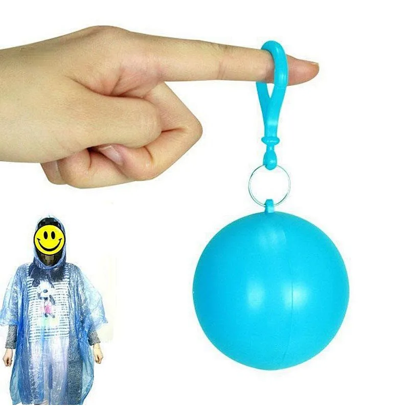 Wollet outdoor adult travel Portable disposable compression raincoat ball