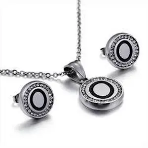 Rose Gold Plated Fashion Women Stainless Steel China Imitation Jewellery