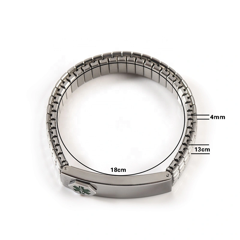 Wollet New Design Flexible Stainless Steel Magnetic Therapy Elastic Bracelet for Women and Girls