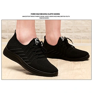 Wollet Spring Men Sports Casual Shoes Popular Deodorant Soft-soled Running Shoes