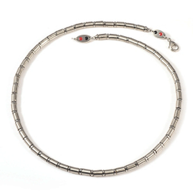 Wollet Health Energy Power Infrared Germanium Powder Stainless Steel Necklace