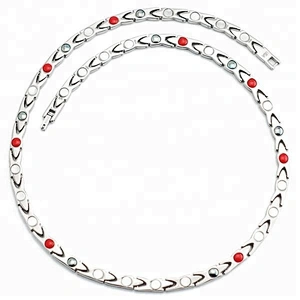 Wholesale high quality titanium choker bracelet chain
