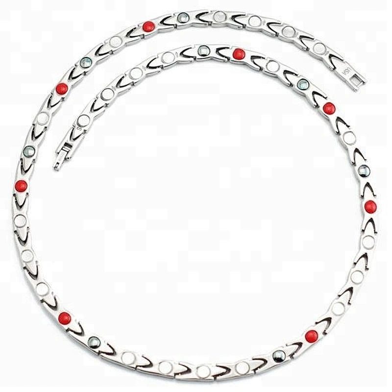Wholesale high quality titanium choker bracelet chain
