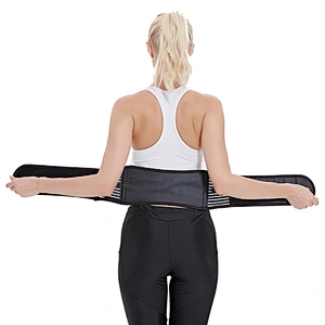 Wollet Removable Adjustable Pain Relief Back Waist Tourmaline Belt Self-heating Magnetic Therapy Belt
