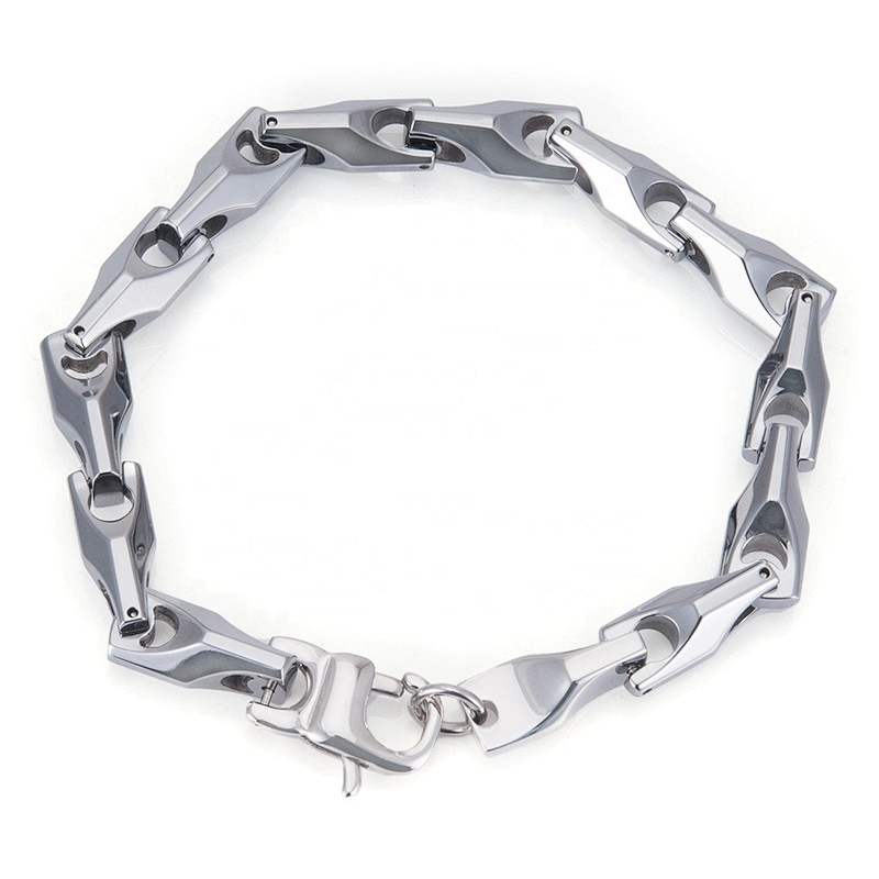 Wollet Fashion Healthy  Wholesale price link tungsten bracelet for men