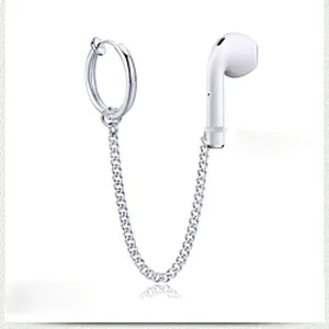 Wollet Sports wireless headset anti-lost stainless steel earrings