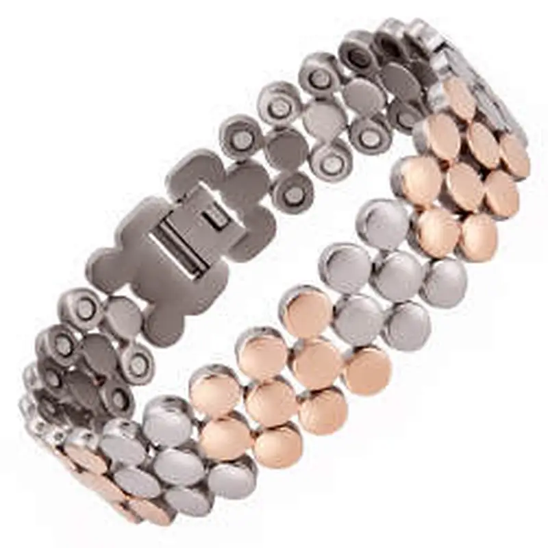 Wollet Bio Energy Magnetic Titanium Lifetrons Health Bracelet For Men
