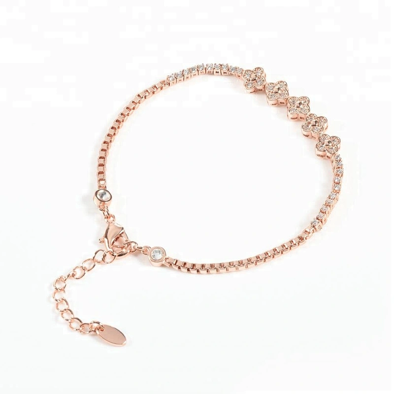 Wollet Fashion CZ Stone Copper Magnetic Gold Plated Jewelry Set
