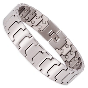 Wollet New Men Japan Therapeutic Titanium Health Japanese Blood Pressure Control Bio Magnetic Therapy Bracelet