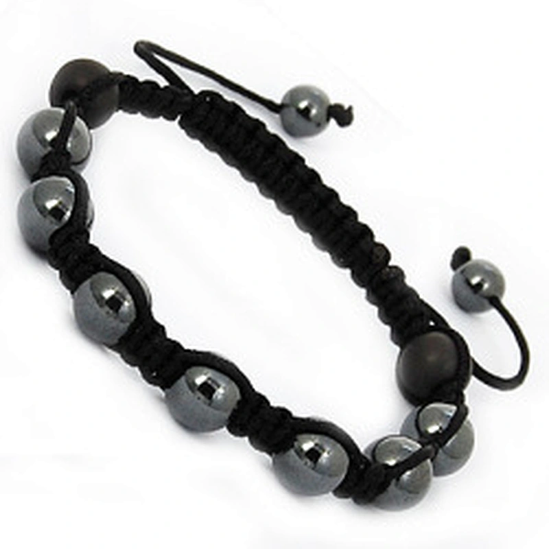 Wholesale Black Lava Hematite 2017 Popular Beaded Bracelet