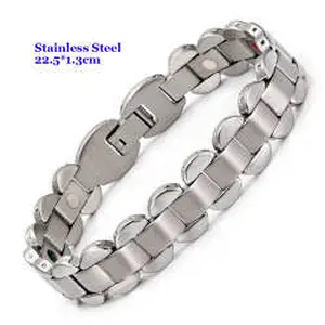Wollet Stainless Steel Or Titanium Bio Magnetic Fir 4 In 1 5 In 1 Health Bracelet
