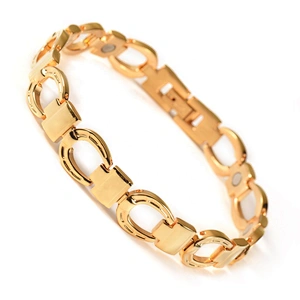 Wollet Fashion Custom Bio Magnetic Therapy 3161 Stainless Steel Bracelet Blank