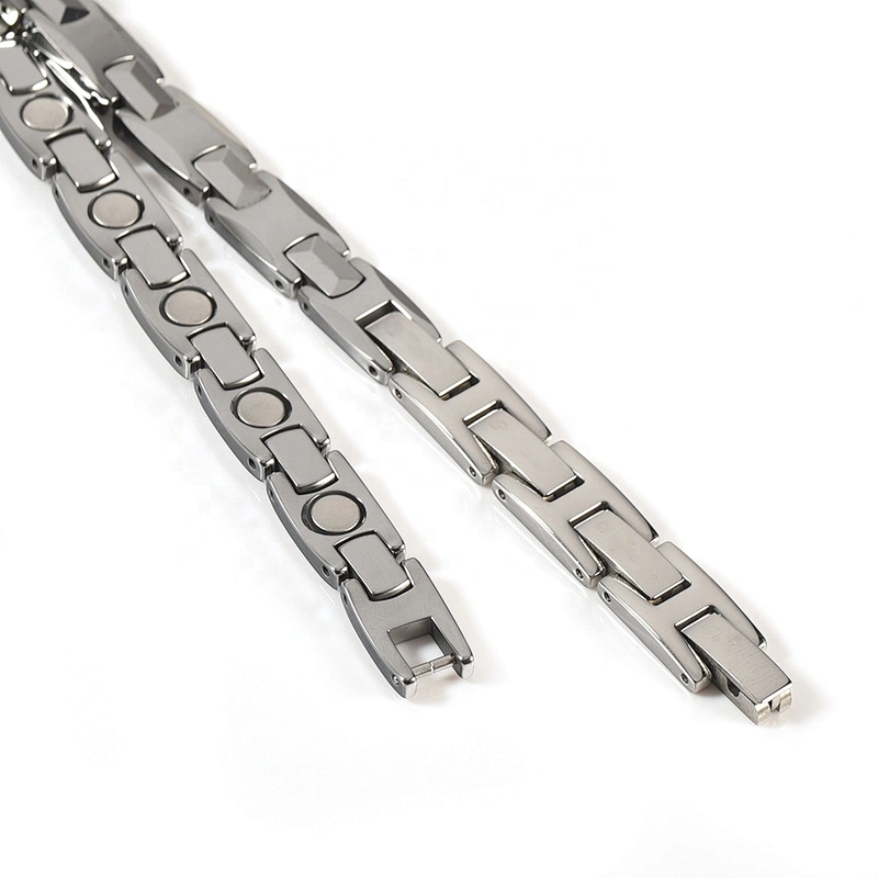 Wollet Fashion Medical Bio Magnetic Tungsten Steel Carbide Bracelet Benefits For Men