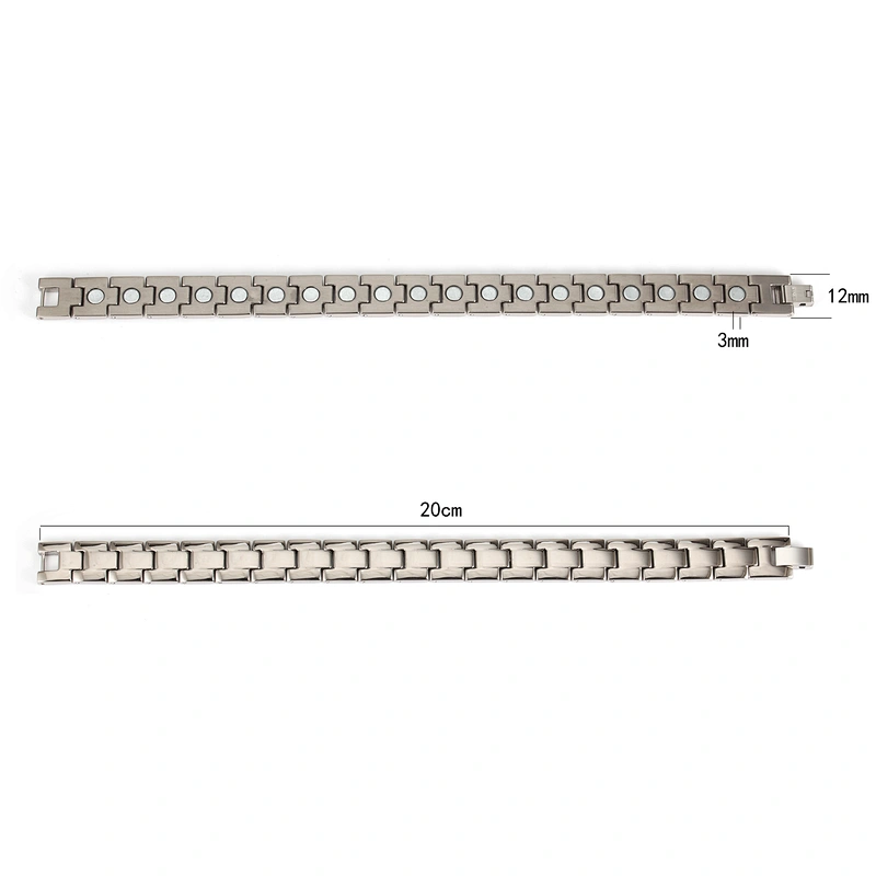 Wollet Classic Strong Magnetic Neodymium Magnet Titanium Energy Bracelet