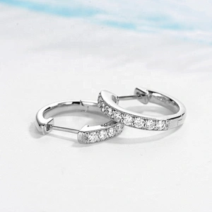 Wollet New Design Zircon Earrings Stainless Steel Earring Diamond Earrings