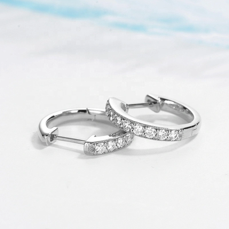 Wollet New Design Zircon Earrings Stainless Steel Earring Diamond Earrings