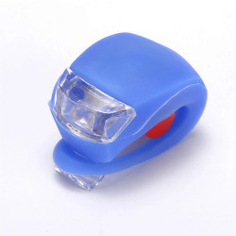 Wollet Silicone LED Scooter Front Light Warning Light Bicycle Frog Helmet Riding Tail Light