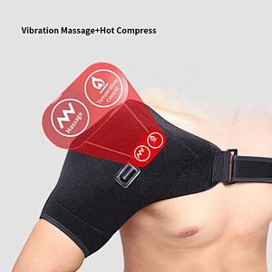 Wollet USB Electric Heating Shoulder Pain Relief Sports Joint Injuries Shoulder Brace Support Strap