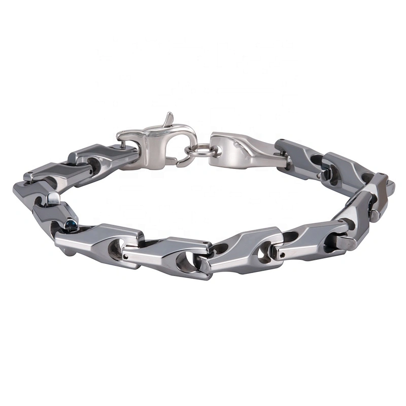 Wollet Fashion Healthy  Wholesale price link tungsten bracelet for men