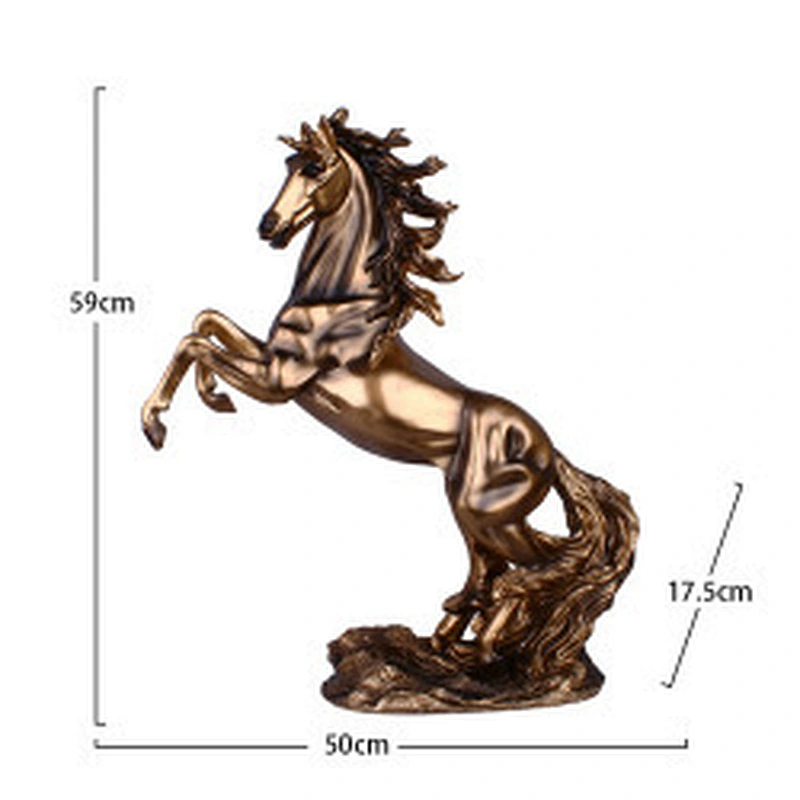 Wollet Home Decorations Furnishings Bronze Horse Eagle Resin Crafts