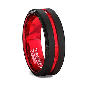 Wollet Titanium Steel Jewelry Multi-color Plating Customized Stainless Steel Luminous Ring