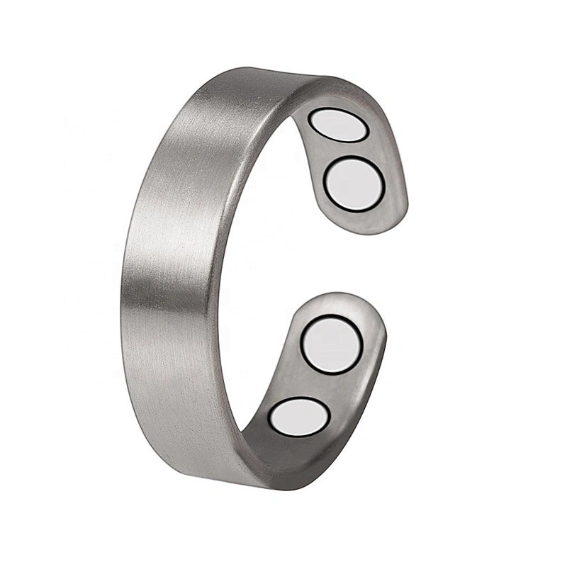 Wollet Magnetic Copper Ring Arthritis Women Pure Copper Rings for Women Adjustable Health with 3PCS Magnets