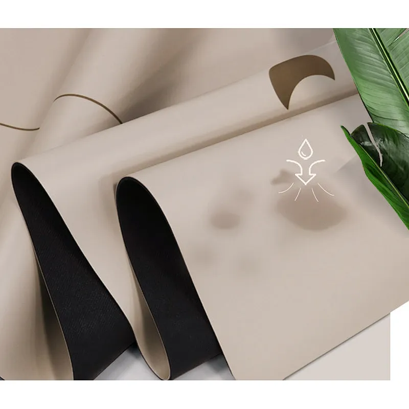 Wollet Rubber PU thickened widened non-slip sweat-absorbent shock-absorbing yoga mat